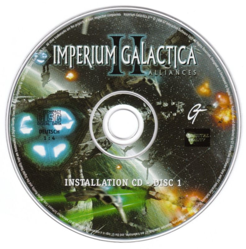 Media for Imperium Galactica II: Alliances (Windows): Disc 1