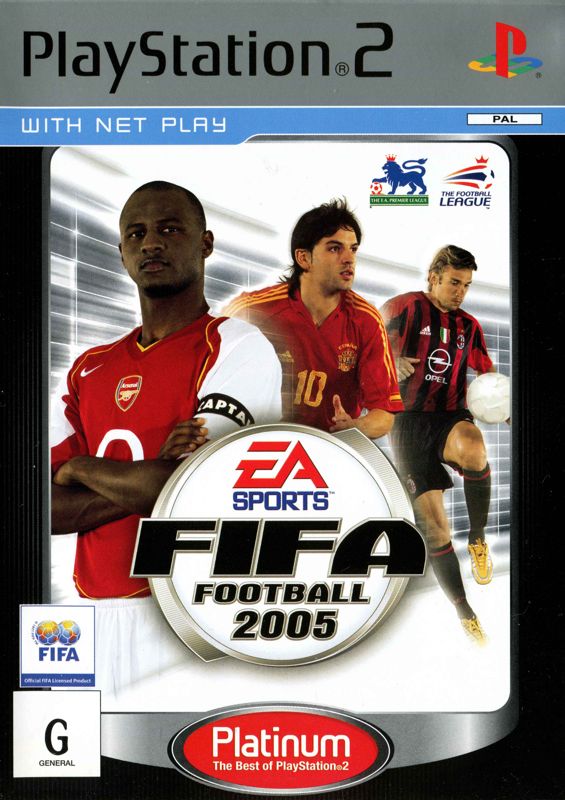 Front Cover for FIFA Soccer 2005 (PlayStation 2) (Platinum release)
