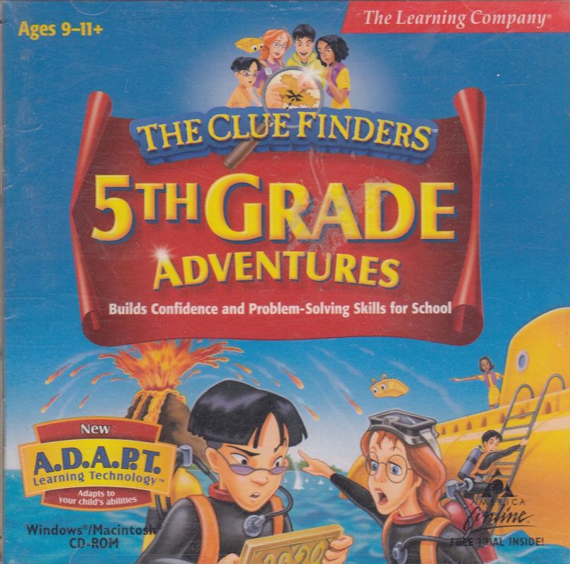 Front Cover for ClueFinders: 5th Grade Adventures (Macintosh and Windows) (1999 version)