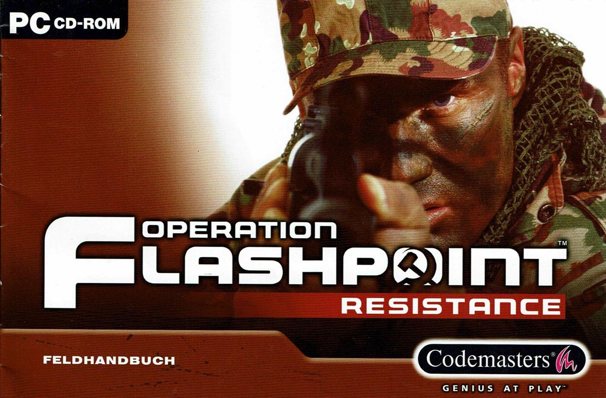Manual for Operation Flashpoint: Resistance (Windows) (Promotional version): Front