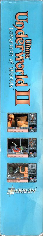 Spine/Sides for Ultima Underworld II: Labyrinth of Worlds (DOS): Left
