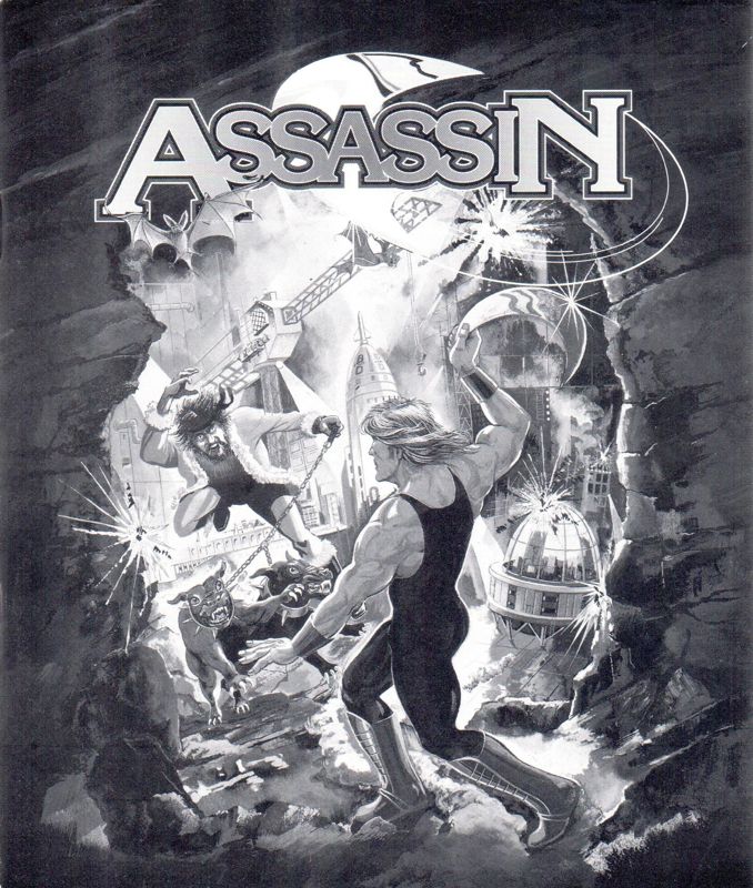 Manual for Assassin (Amiga): Front