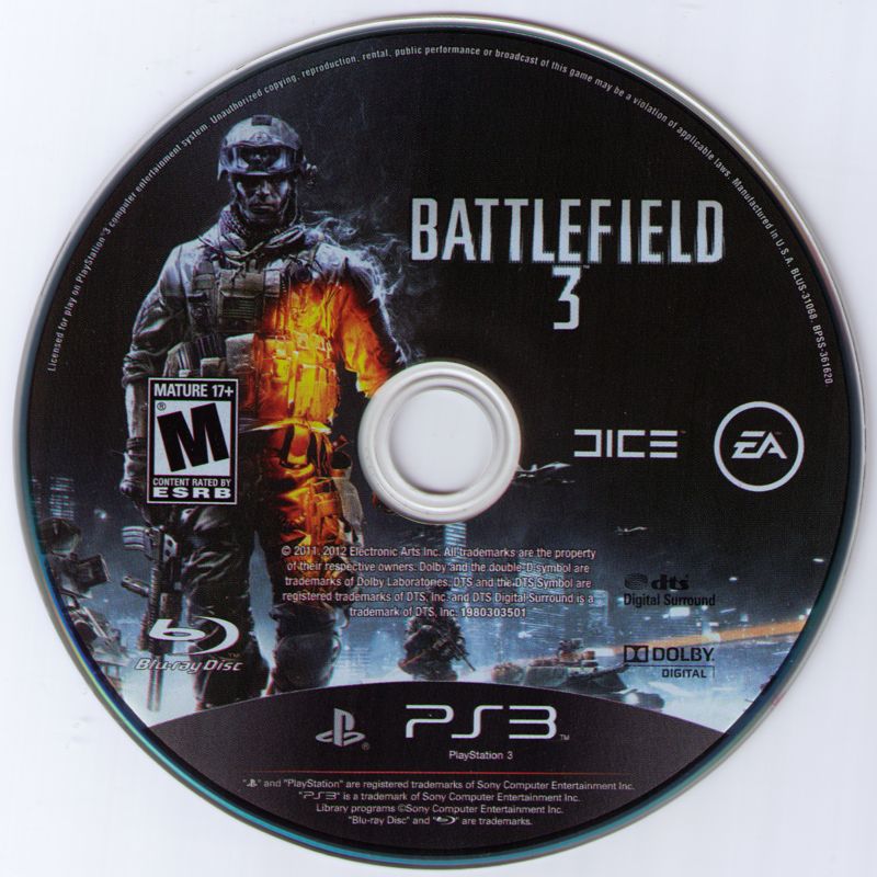 Battlefield 3: Premium cover or packaging material - MobyGames