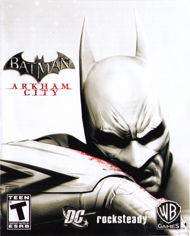 Manual for Batman: Arkham City (PlayStation 3): Front
