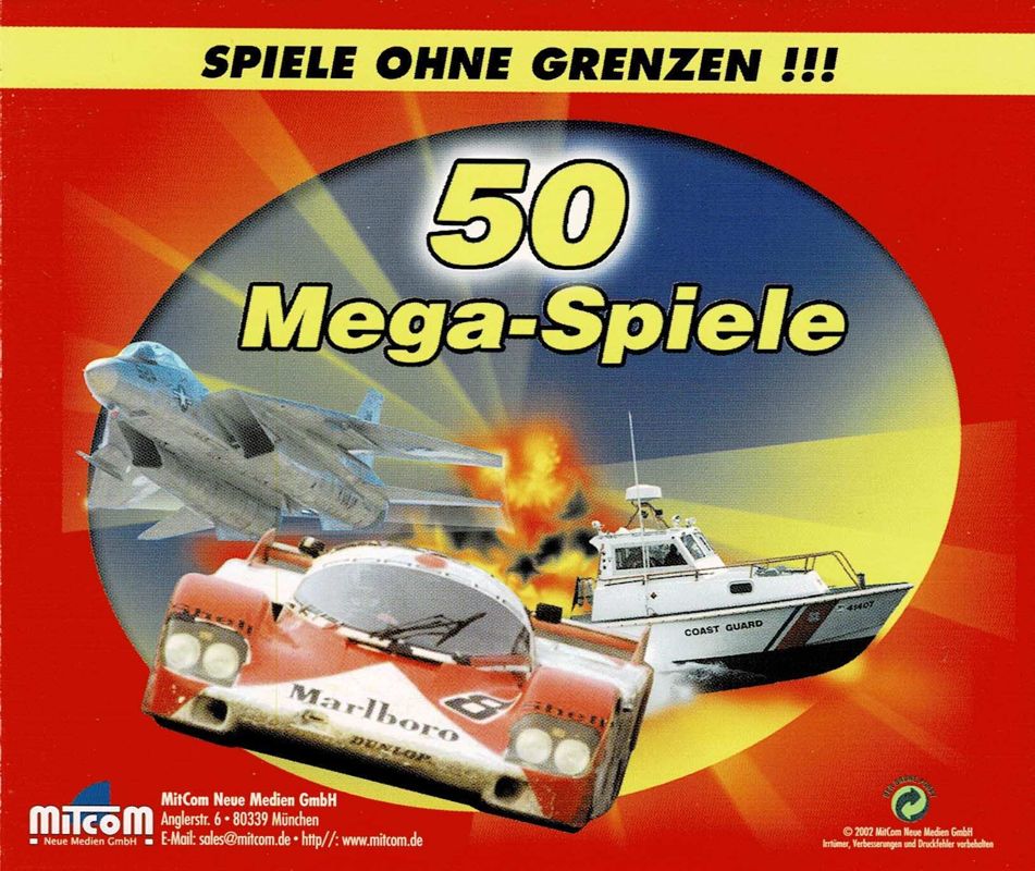 Back Cover for 50 Mega-Spiele (Windows)