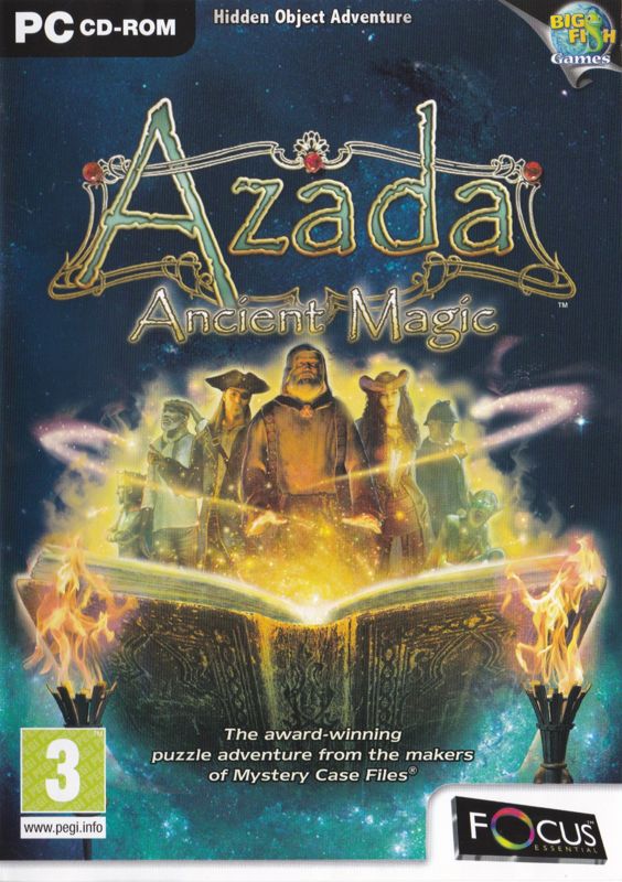 Front Cover for Azada: Ancient Magic (Windows) (FOCUS Multimedia release)