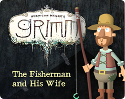 Front Cover for American McGee's Grimm: The Fisherman and His Wife (Windows) (GameTap release)
