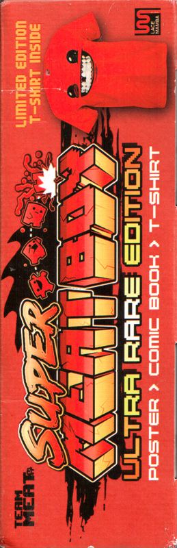 Spine/Sides for Super Meat Boy (Ultra Rare Edition) (Windows): Left