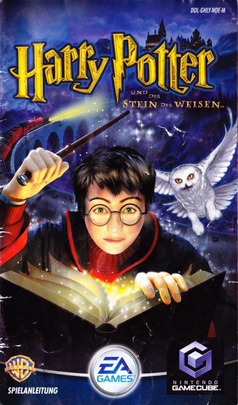 Manual for Harry Potter and the Sorcerer's Stone (GameCube): Front