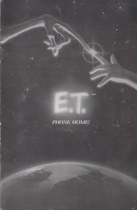 Manual for E.T. Phone Home! (Atari 8-bit): Front