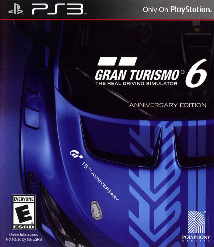 Front Cover for Gran Turismo 6 (Anniversary Edition) (PlayStation 3)