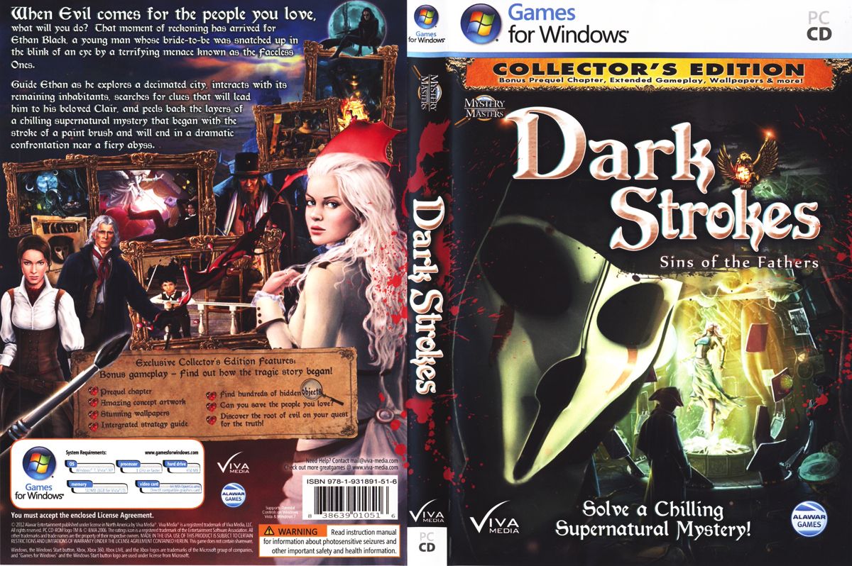 Full Cover for Dark Strokes: Sins of the Fathers (Collector's Edition) (Windows)