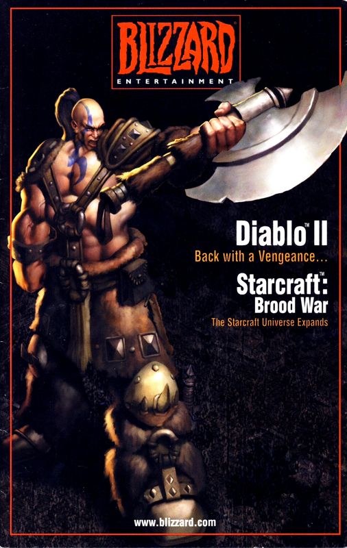 Advertisement for Diablo II (Macintosh and Windows): Catalog - Front