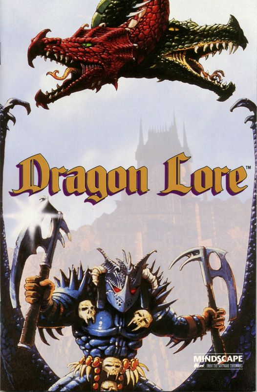 Manual for Dragon Lore: The Legend Begins (DOS) (Different discs): Front