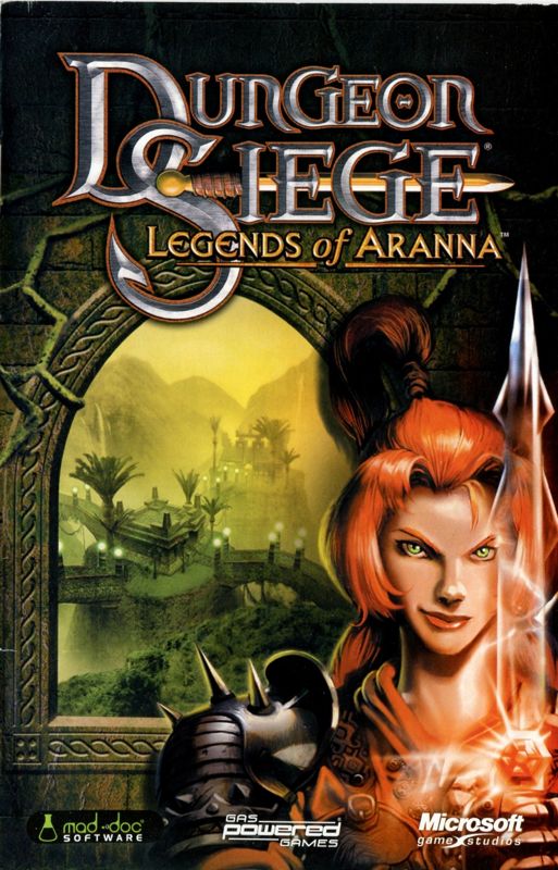 Manual for Dungeon Siege: Legends of Aranna (Windows): Front