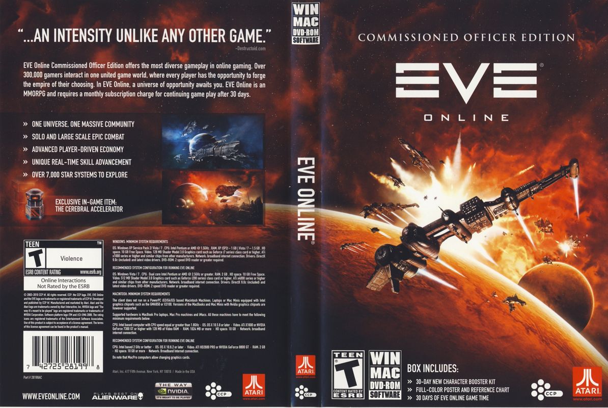 Full Cover for Eve Online: Commissioned Officer Edition (Macintosh and Windows): Keep Case