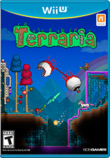 Front Cover for Terraria (Wii U) (eShop release): 1st version