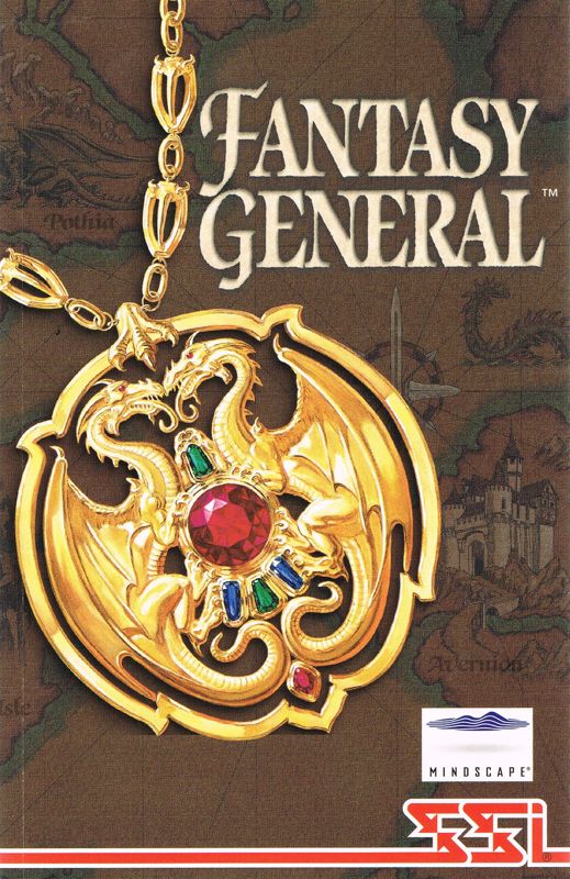 Manual for Fantasy General (DOS) (Cash & Carry Collection): Front