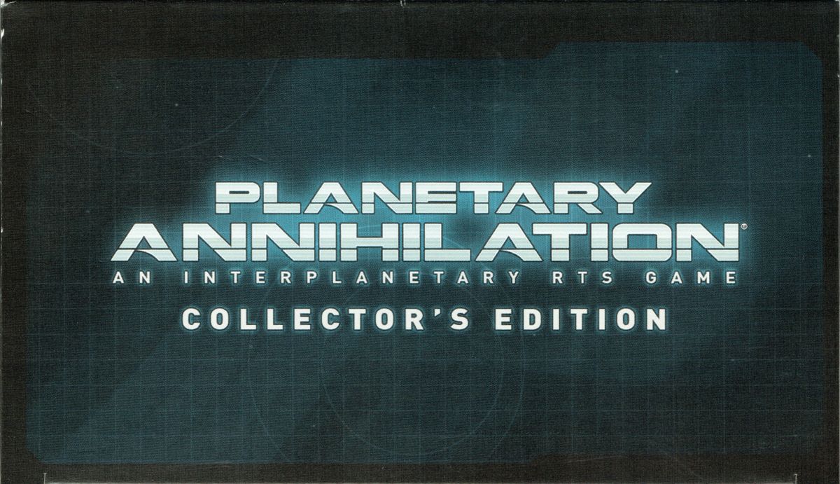 Spine/Sides for Planetary Annihilation (Collector's Edition) (Linux and Macintosh and Windows): Top