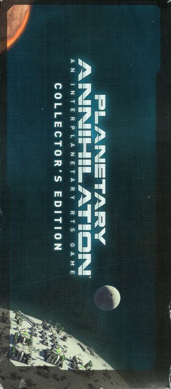 Spine/Sides for Planetary Annihilation (Collector's Edition) (Linux and Macintosh and Windows): Left w/o paper strap