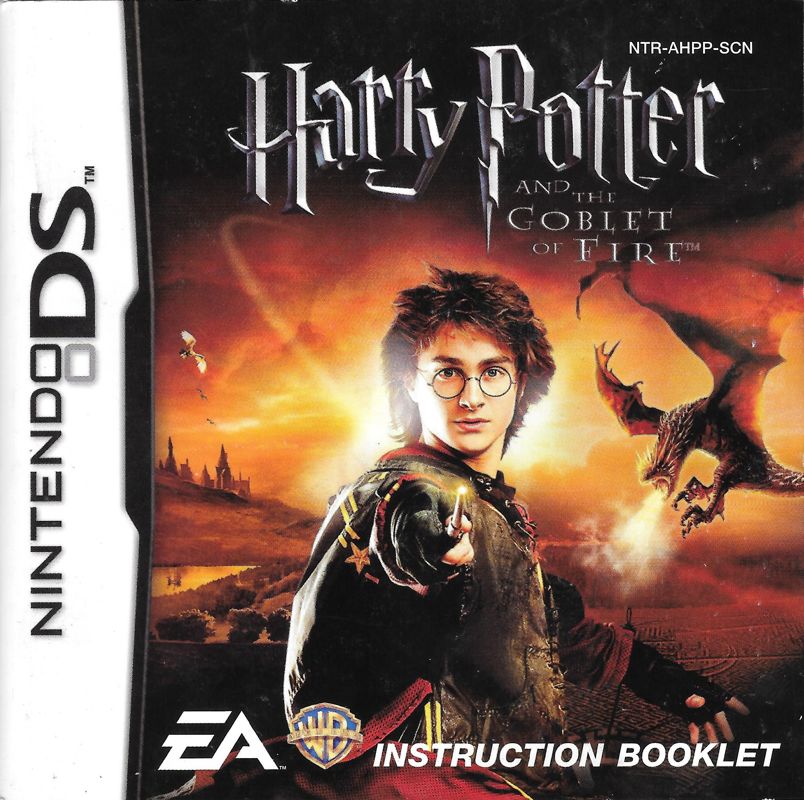 Manual for Harry Potter and the Goblet of Fire (Nintendo DS): Front