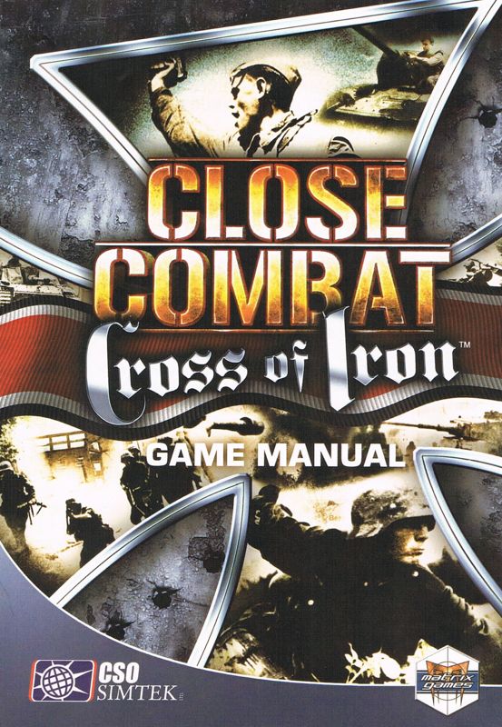 Manual for Close Combat: Cross of Iron (Windows): Front