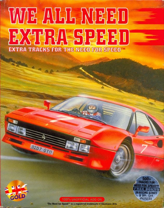 Front Cover for We All Need Extra Speed (DOS)