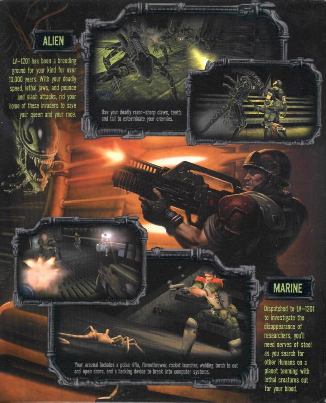 Inside Cover for Aliens Versus Predator 2 (Windows): Right Flap