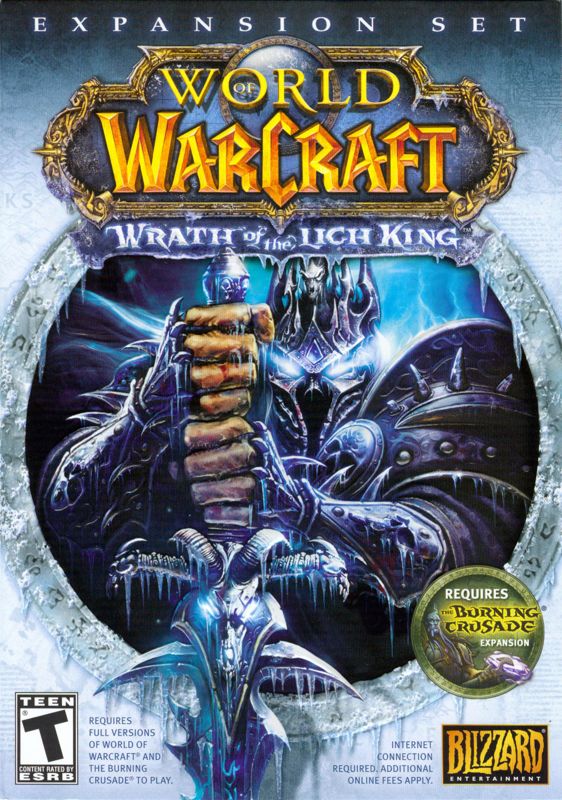 Front Cover for World of WarCraft: Wrath of the Lich King (Macintosh and Windows)