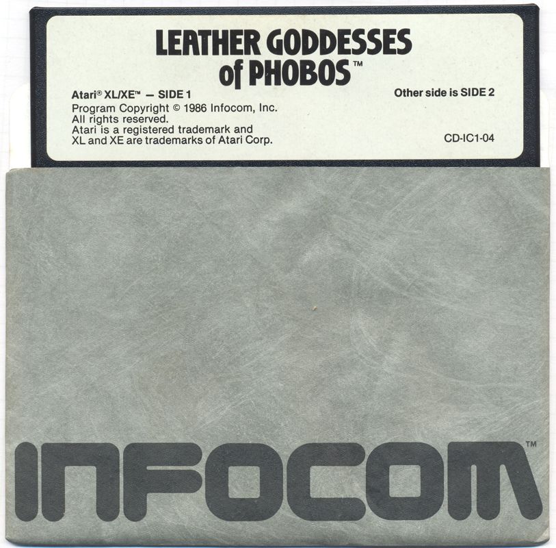 Media for Leather Goddesses of Phobos (Atari 8-bit)