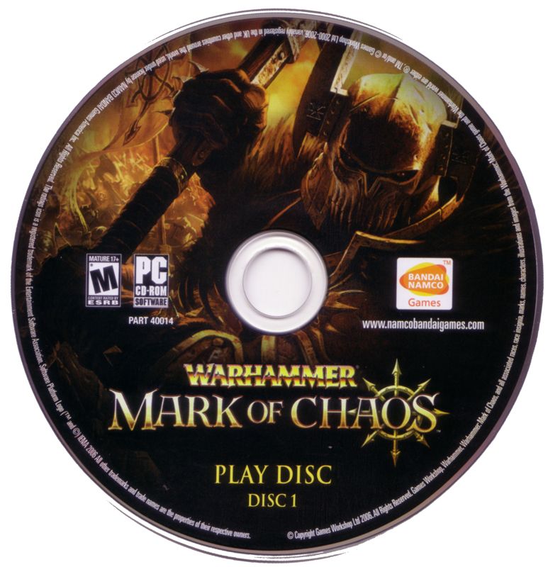 Media for Warhammer: Mark of Chaos (Windows): Disc 1 - Chaos Champion