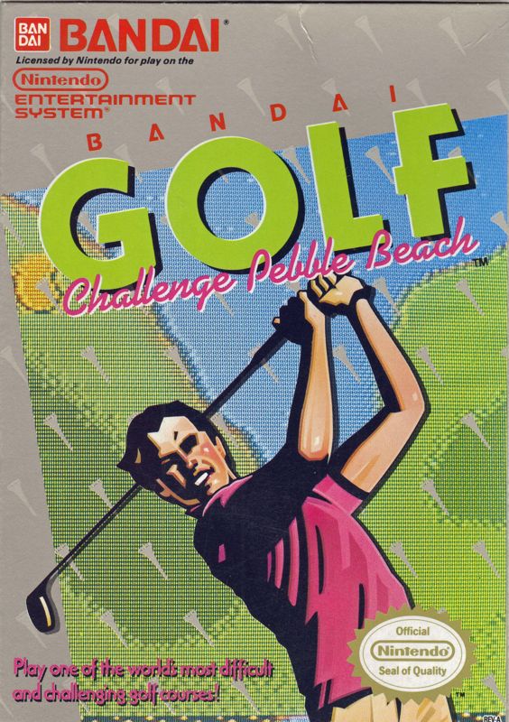 Front Cover for Bandai Golf: Challenge Pebble Beach (NES)