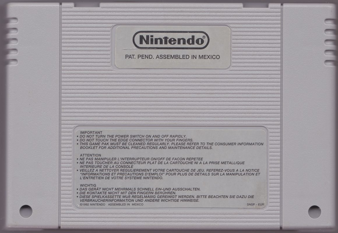 Media for Ultimate Mortal Kombat 3 (SNES): Back