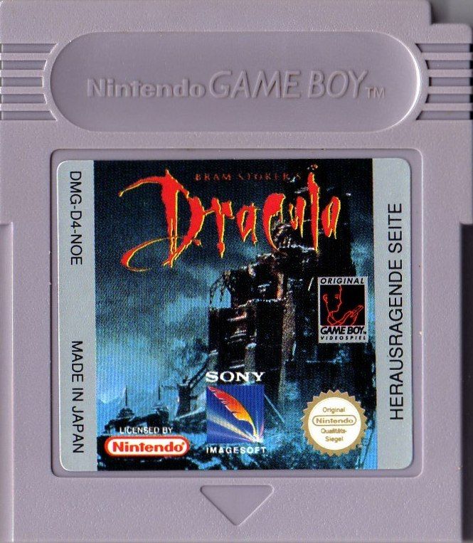 Media for Bram Stoker's Dracula (Game Boy)