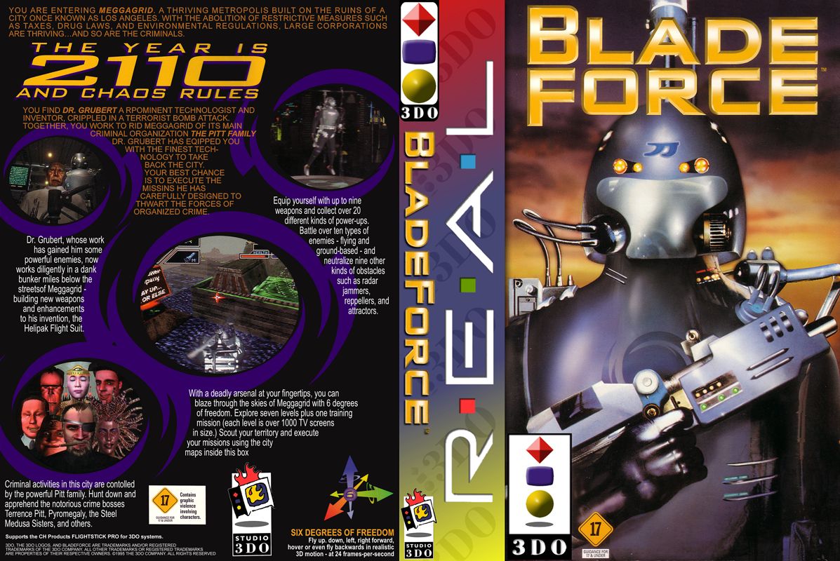 Full Cover for Blade Force (3DO)