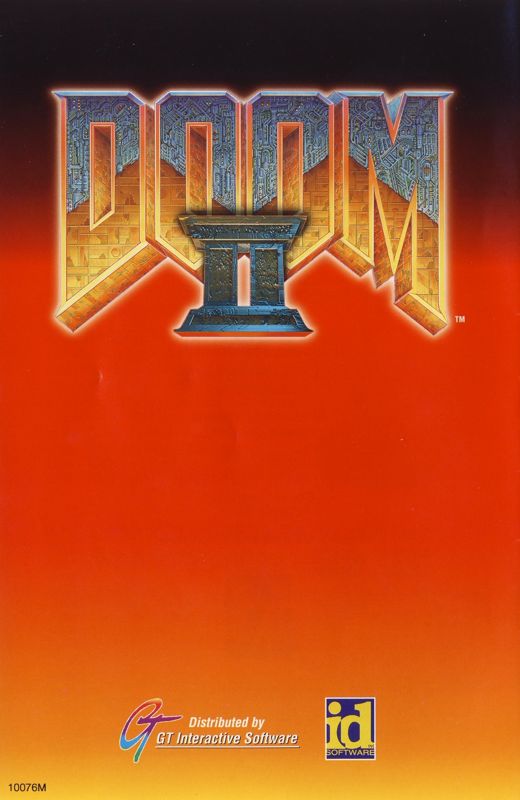 Manual for Doom II (DOS) (CD-ROM Version): Back