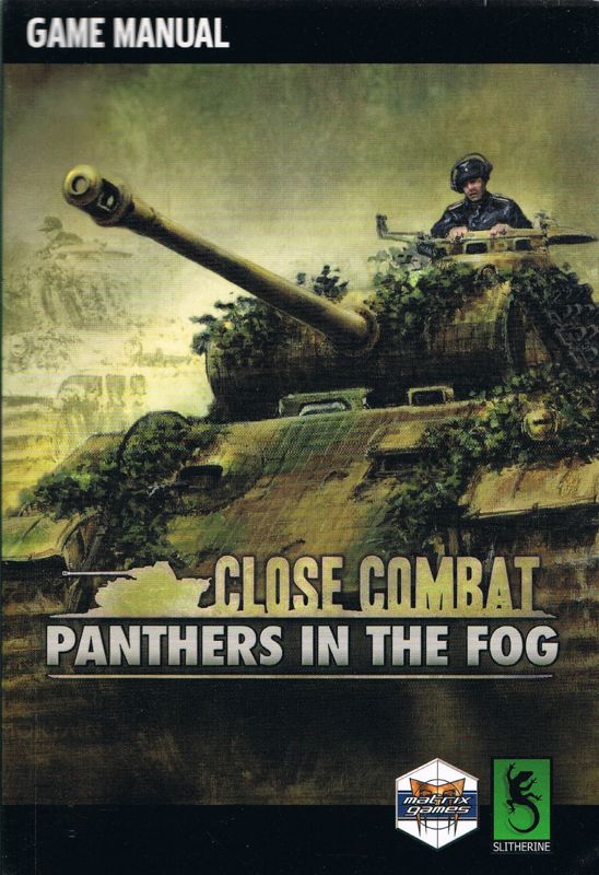 Manual for Close Combat: Panthers in the Fog (Windows): Front