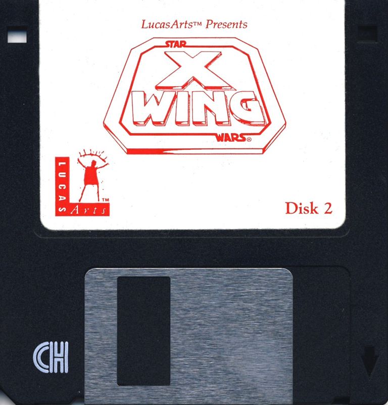 Media for Star Wars: X-Wing (DOS): Disk 2