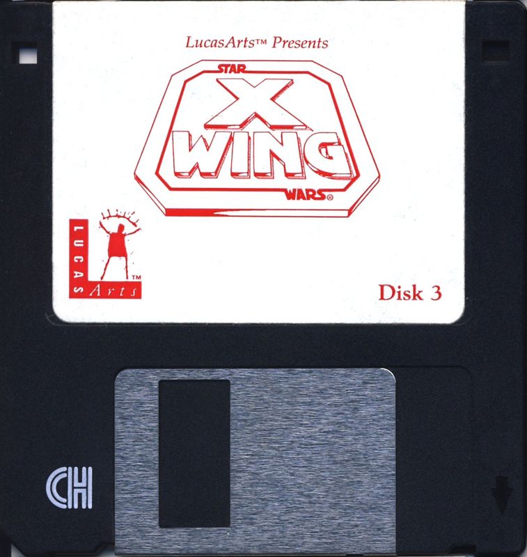 Media for Star Wars: X-Wing (DOS): Disk 3