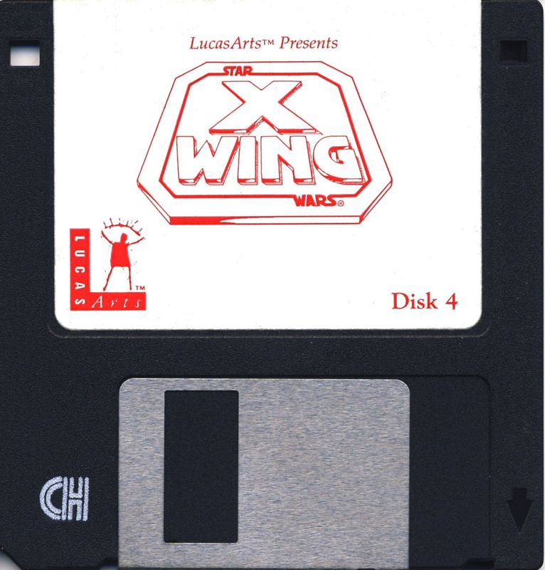 Media for Star Wars: X-Wing (DOS): Disk 4