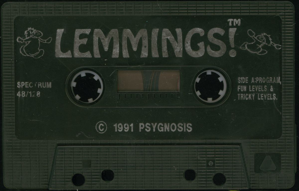Media for Lemmings (ZX Spectrum): Side A