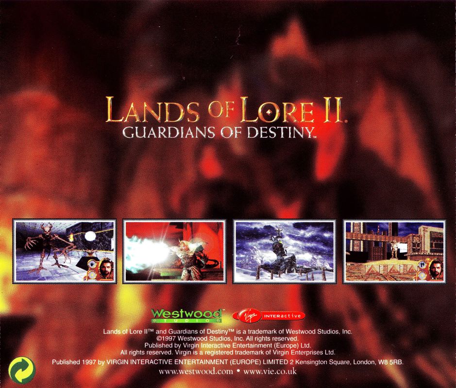 Other for Lands of Lore: Guardians of Destiny (DOS and Windows): Jewel Case - Back