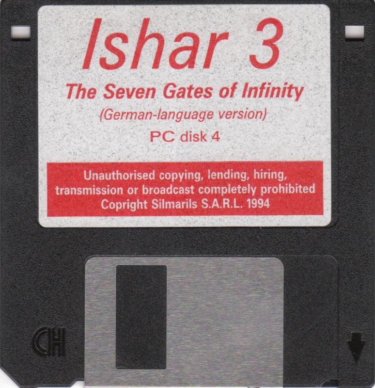 Media for Ishar 3: The Seven Gates of Infinity (DOS): Disk 4/4