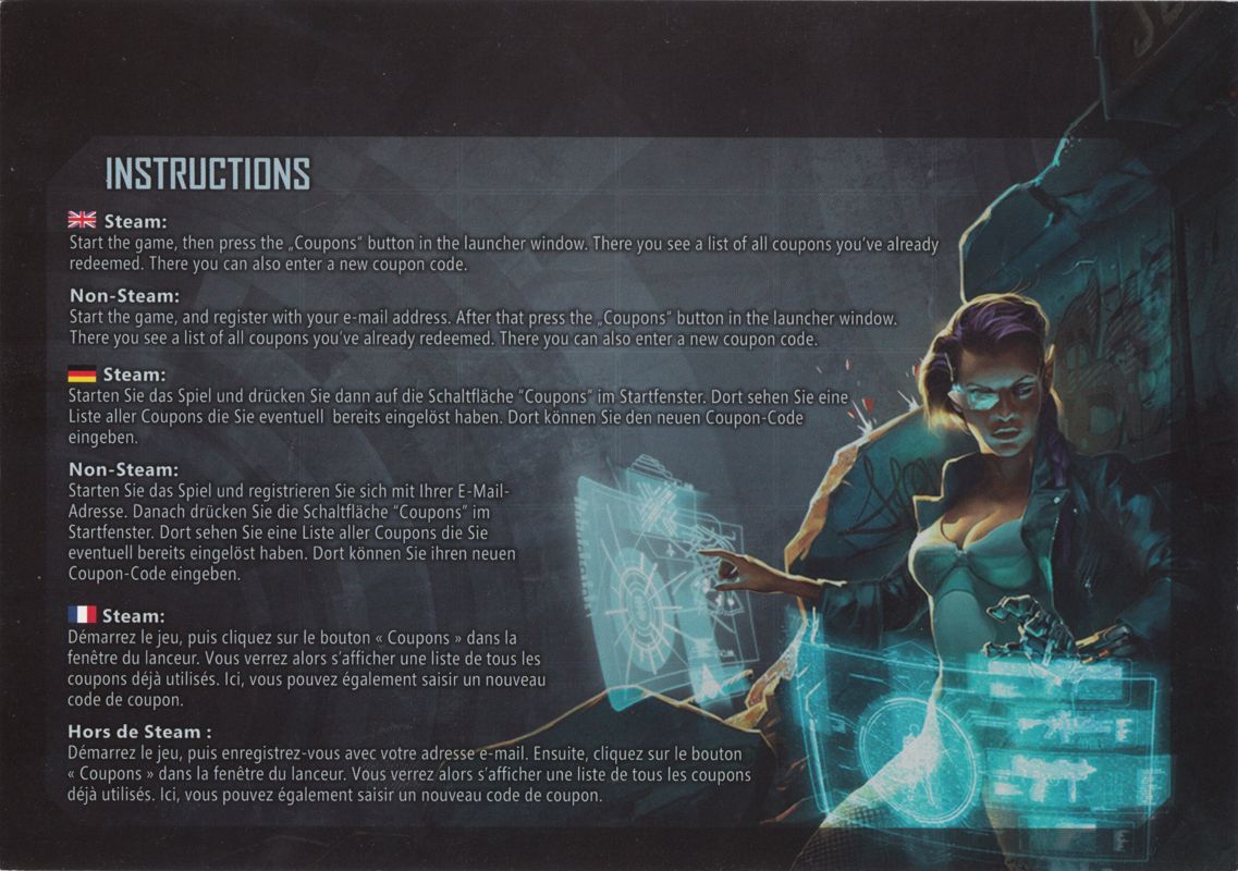 Other for Shadowrun Chronicles: Boston Lockdown (Linux and Macintosh and Windows): Instructions
