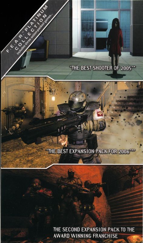 Inside Cover for F.E.A.R.: First Encounter Assault Recon - The Complete Collection (Platinum Collection) (Windows): Left Flap