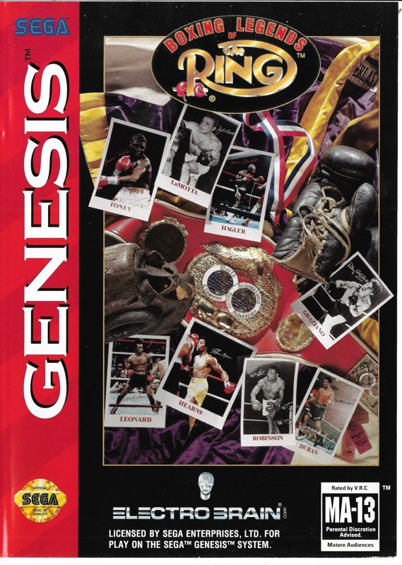 Front Cover for Boxing Legends of the Ring (Genesis)