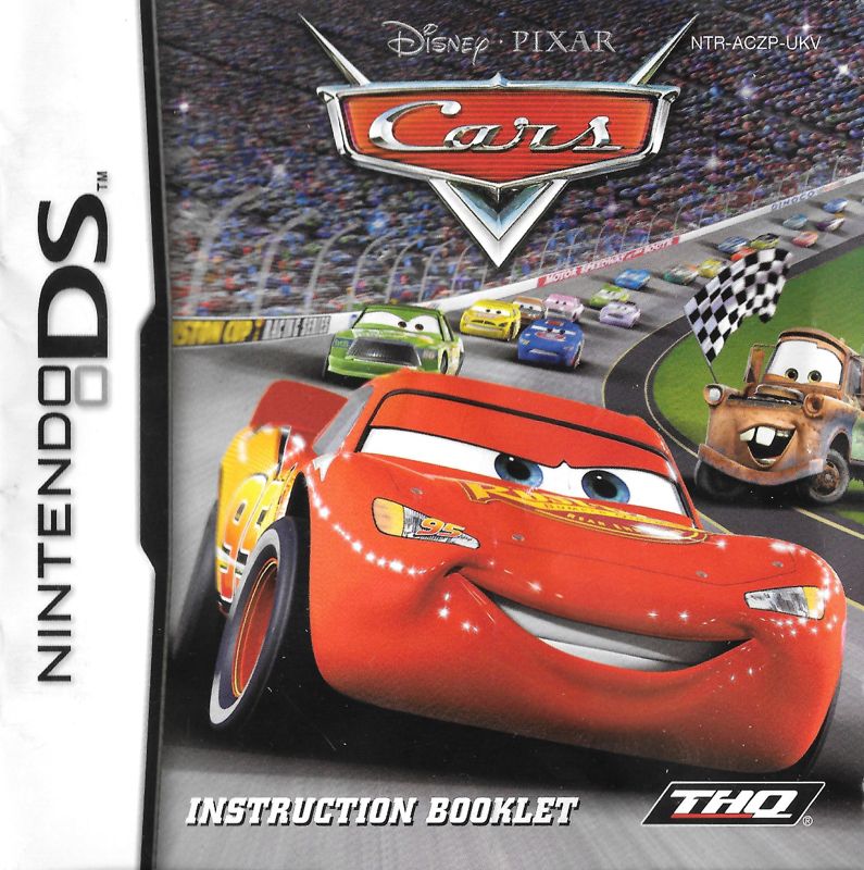 Manual for Disney Presents a Pixar Film: Cars (Nintendo DS): Front