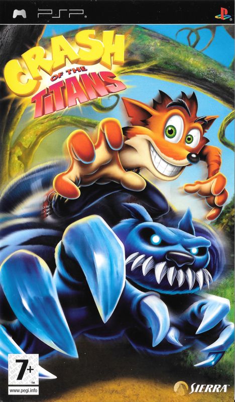 Front Cover for Crash of the Titans (PSP)