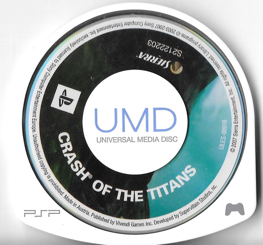 Media for Crash of the Titans (PSP)