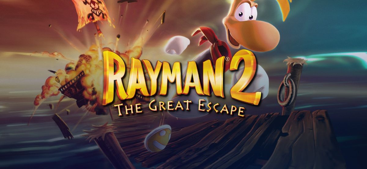 Front Cover for Rayman 2: The Great Escape (Windows) (GOG.com release): Widescreen (2016)